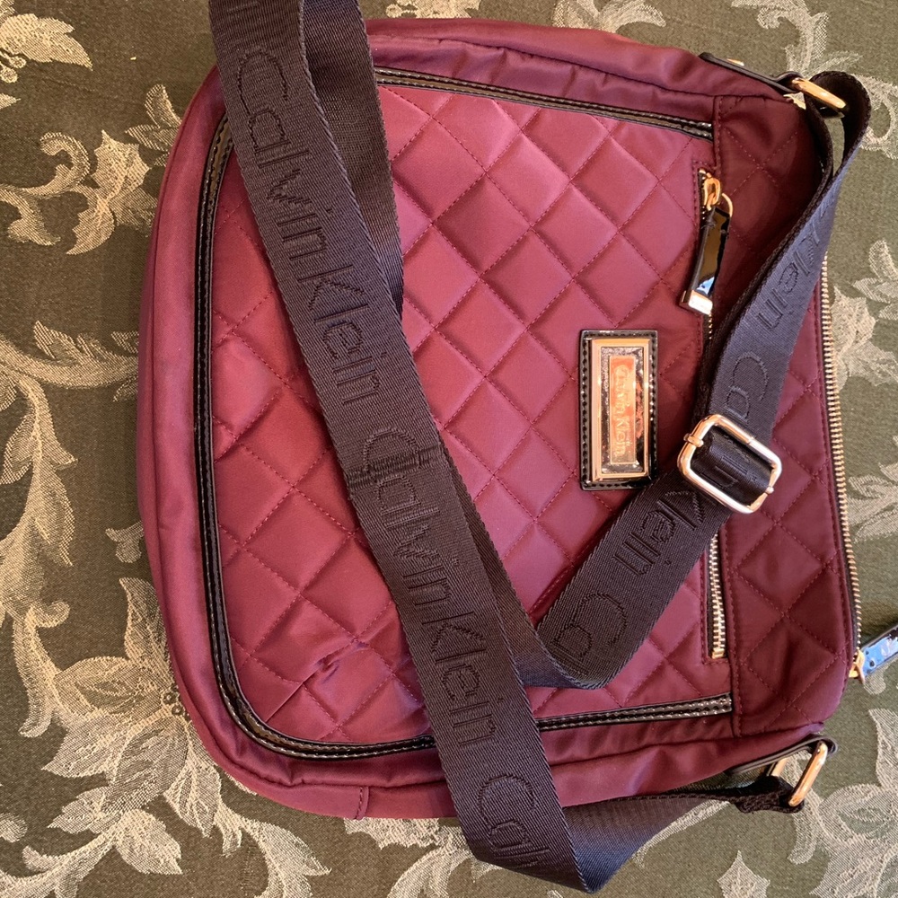 Calvin Klein nylon messenger bag